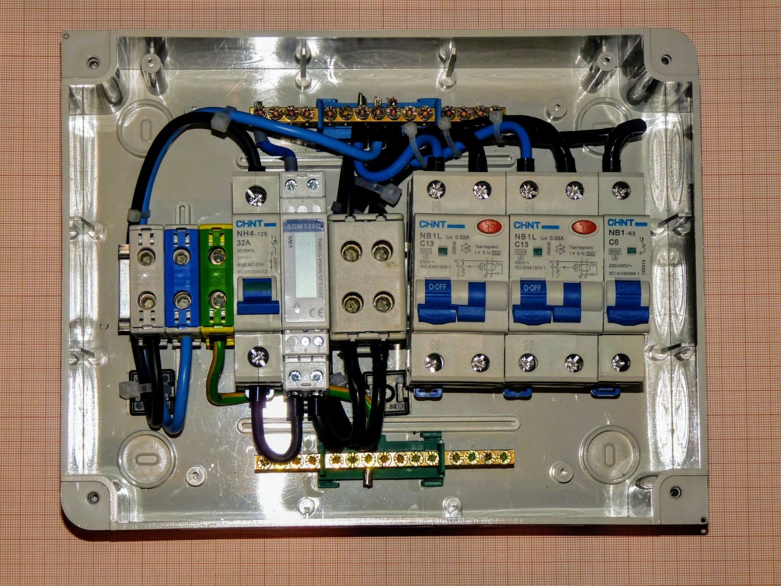 Tableau électrique (photo d’illustration)