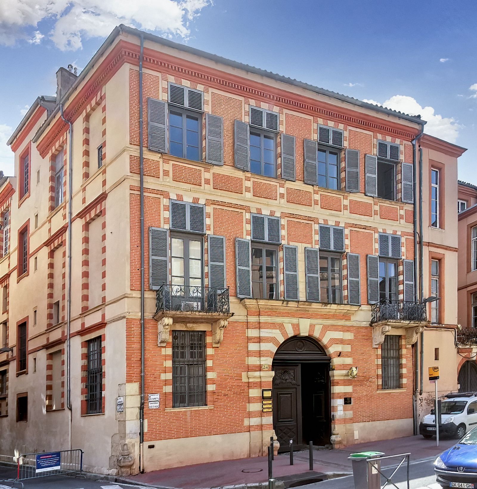 Façade toulousaine en brique (photo d’illustration)